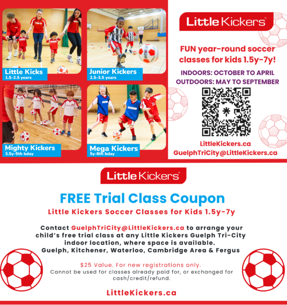 Little Kickers - Guelph Tri-City - Free Trial Coupon